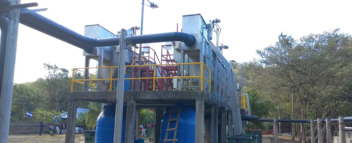 Inauguran mejoras en planta de aguas residuales en Rivas