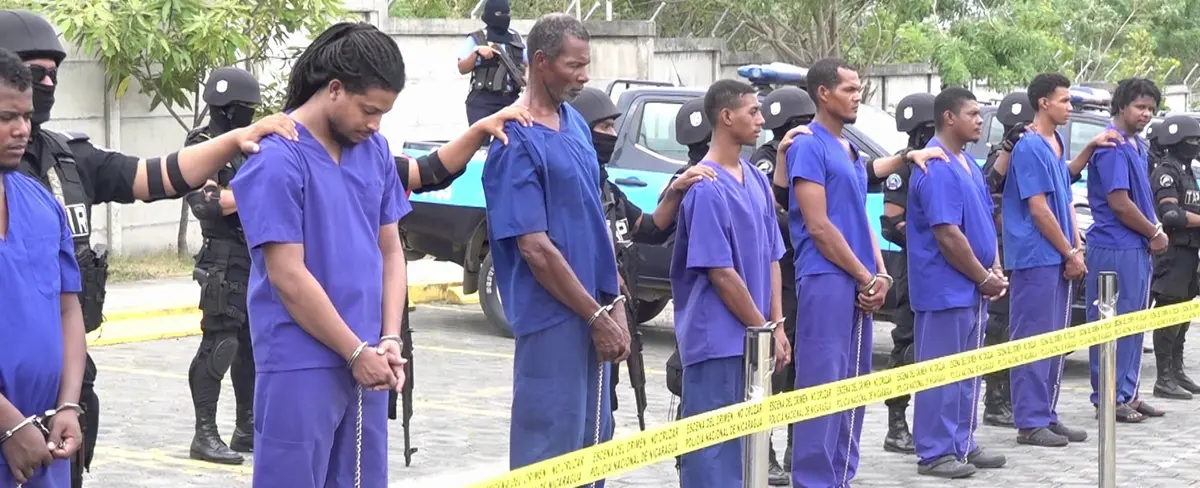 Pasada de cuentas por droga deja a 9 delincuentes en la cárcel en Laguna de Perlas