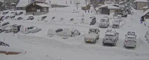 Intensas nevadas deja a decenas de vehículos varados en una autopista de Japón