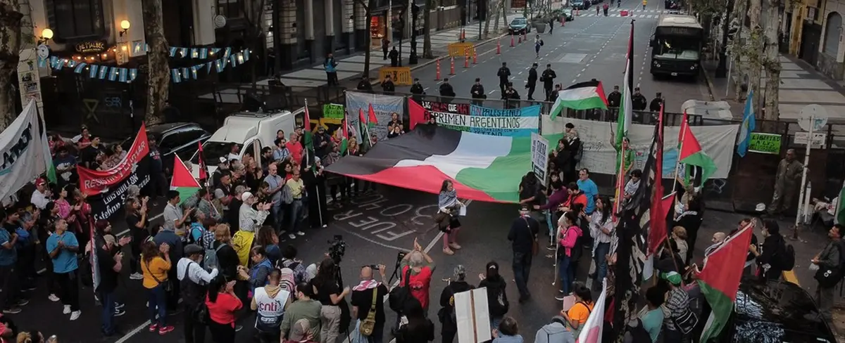 Marchan en Argentina contra el genocidio de Israel en Gaza