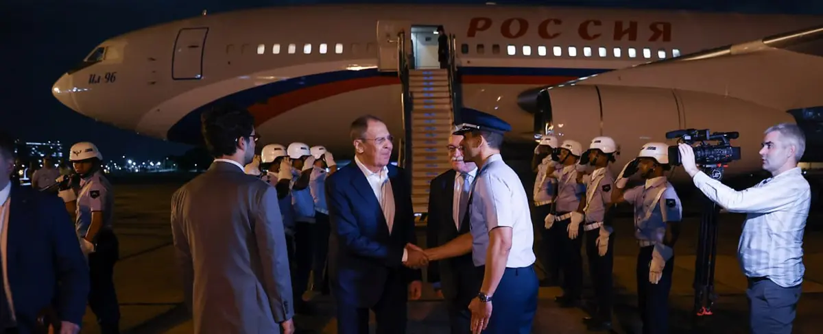 Serguéi Lavrov llega a Brasil para Cumbre del G20