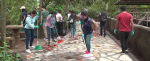 Realizan jornada de limpieza y embellecimiento en Zoológico Nacional