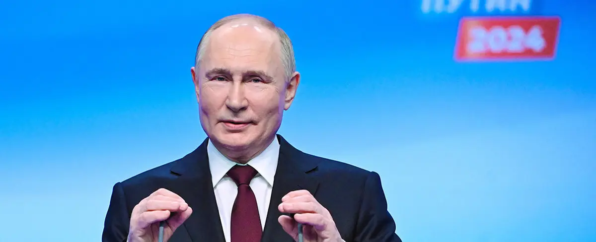 Putin obtiene más del 87% de los votos tras elecciones presidenciales