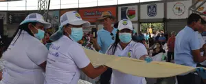 Santo Tomás elabora el quesillo más grande de Nicaragua