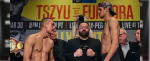 Tim Tszyu y Sebastián Fundora vencen la báscula previo a su combate