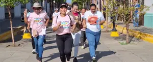 Celebran alegre maratón de luchas y victorias de mujeres en León