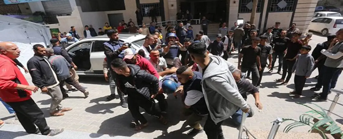 Ataque de Israel deja 3 periodistas heridos en Gaza