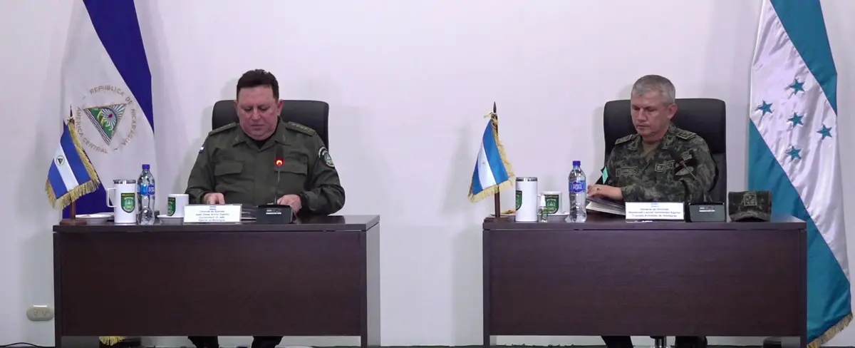 Ejércitos de Nicaragua y Honduras firman convenio de cooperación
