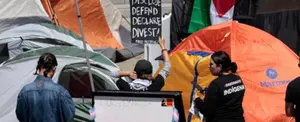 Universitarios son detenidos en EE.UU. tras protestar en favor de Gaza