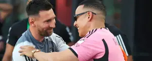 Encuentro viral entre Lionel Messi y Daddy Yankee en Miami