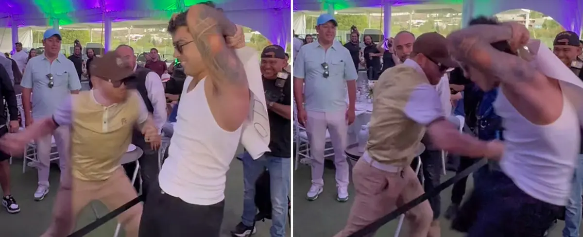 “Canelo” Álvarez golpea en el hígado a un “influencer”