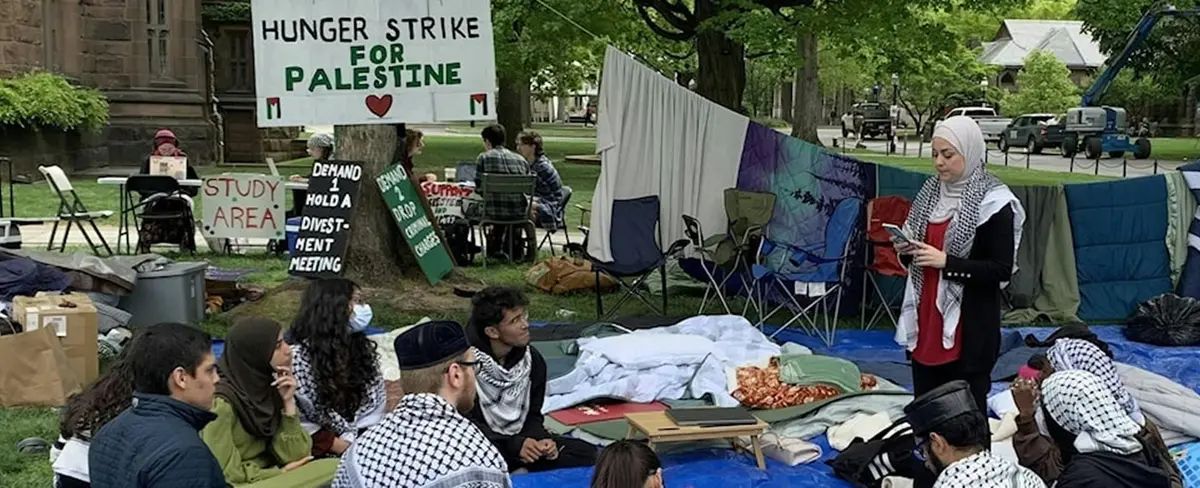 Estudiantes de Princeton inician huelga de hambre en solidaridad con Gaza