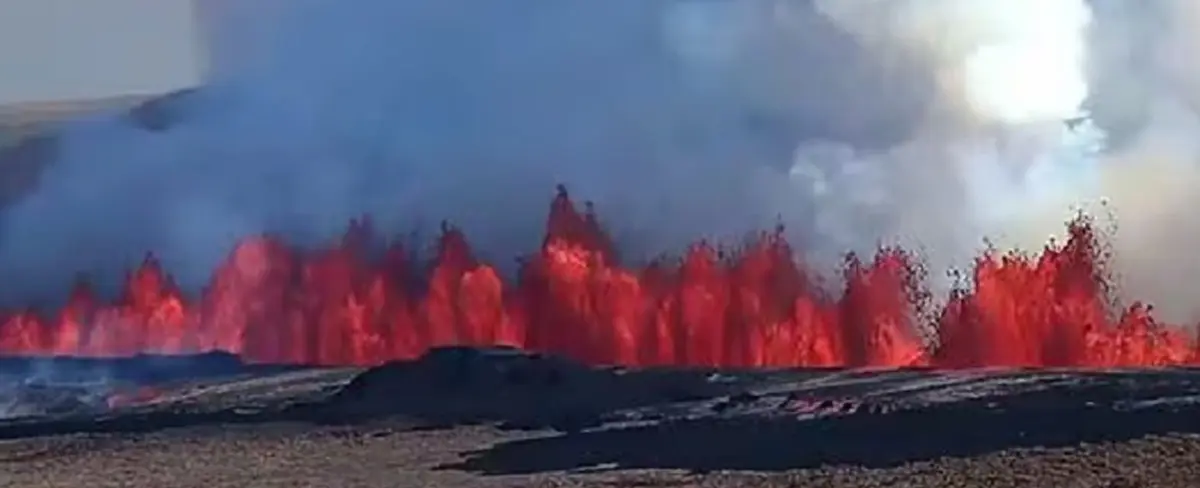 Islandia declara emergencia por nueva erupción volcánica en Reykjanes