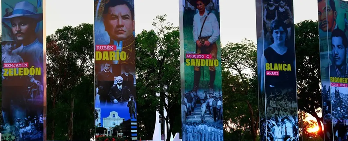 Inauguran en Managua el Parque de los Héroes de la Dignidad Nacional