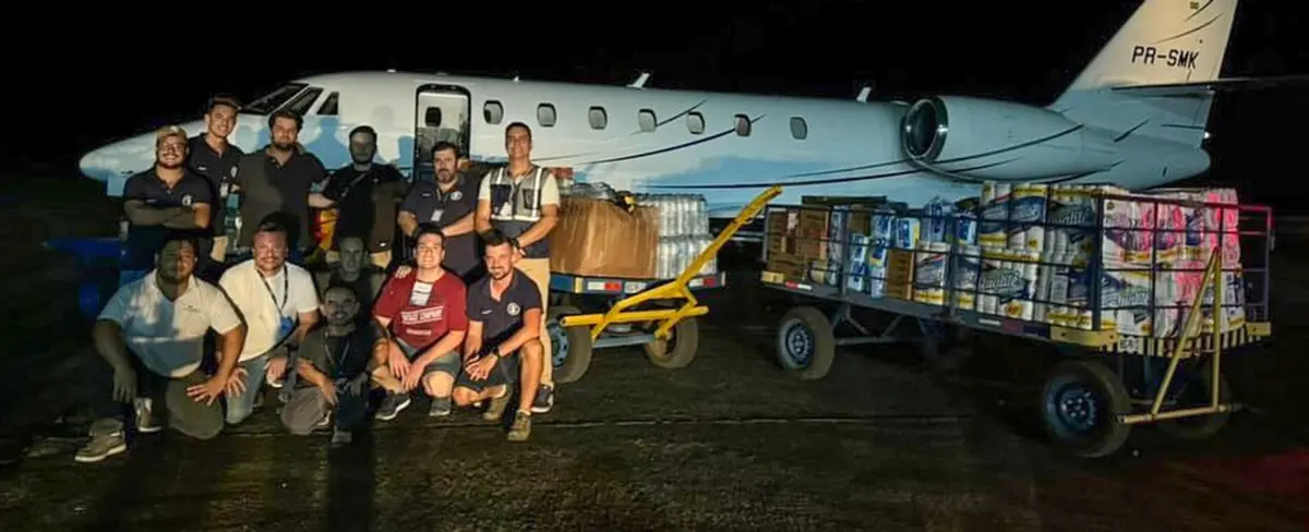 Neymar envía avión para ayudar a víctimas de las lluvias en Brasil