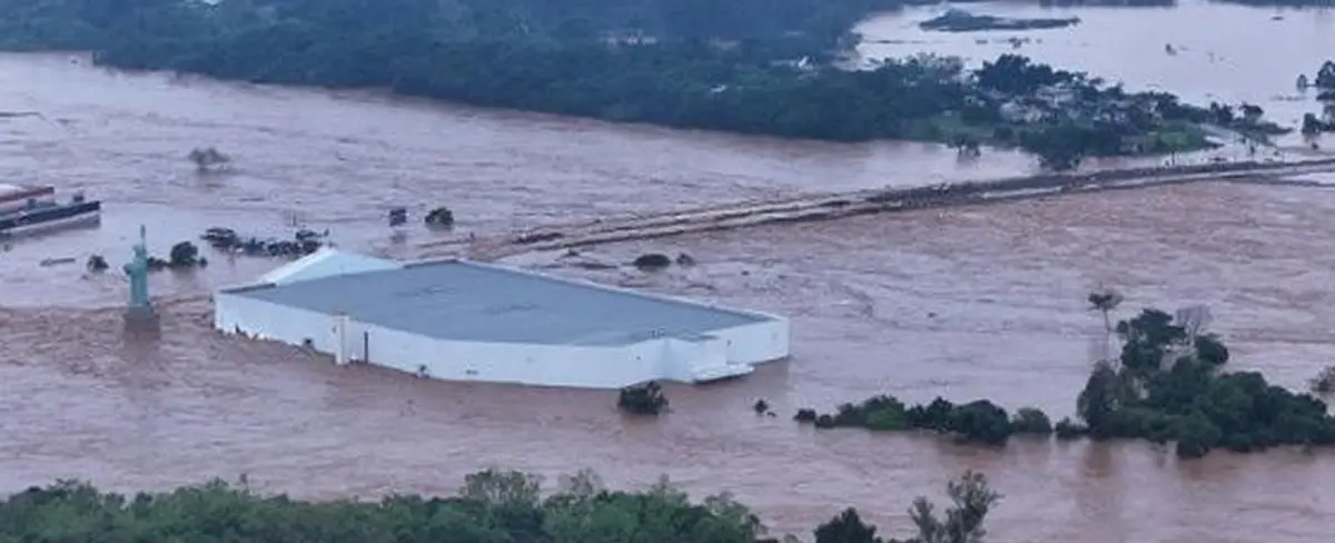 Colapsa represa al sur de Brasil por causa de las torrenciales lluvias