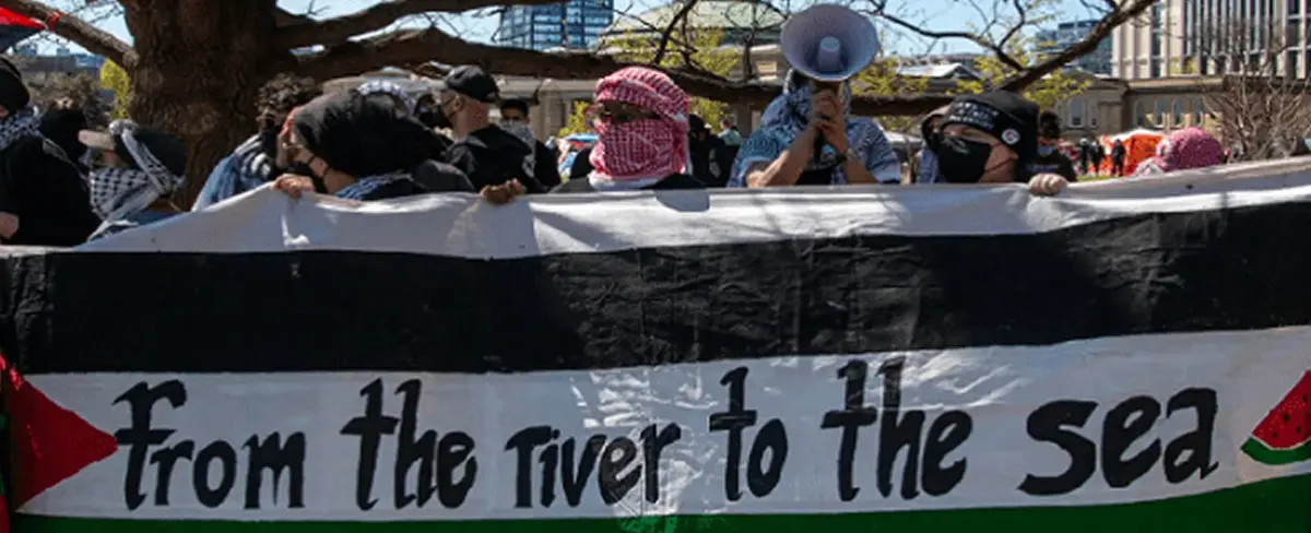Universitarios protestan en Canadá contra el genocidio en Gaza