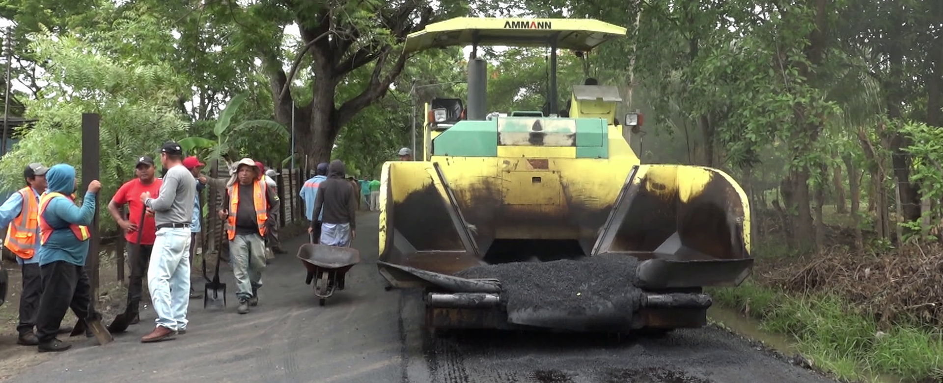 Inauguran calles para el pueblo en el Bo. Los Chagüites en Managua