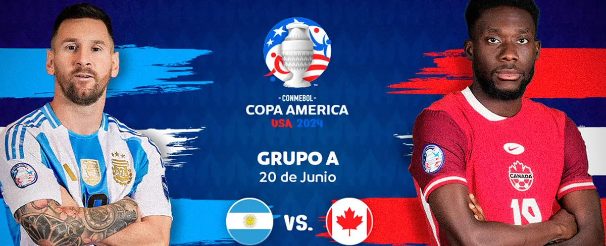 Argentina y Canadá darán apertura a la Copa América 2024