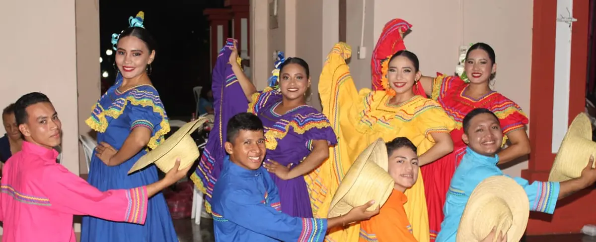 Encuentro folklórico entre Nicaragua y Colombia
