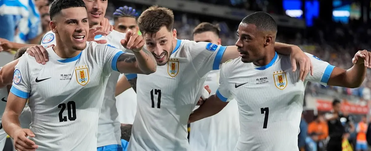 Victoria de Uruguay tras golear a Bolivia en la Copa América
