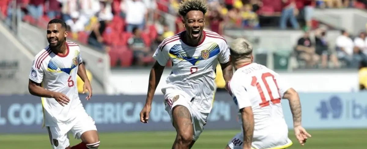 Venezuela logra victoria histórica ante Ecuador en la Copa América