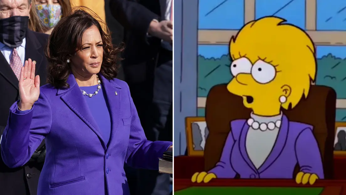Kamala Harris y la predicción de 'Los Simpson': ¿coincidencia?