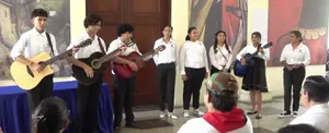 Expresión de arte en exposición de pintura 