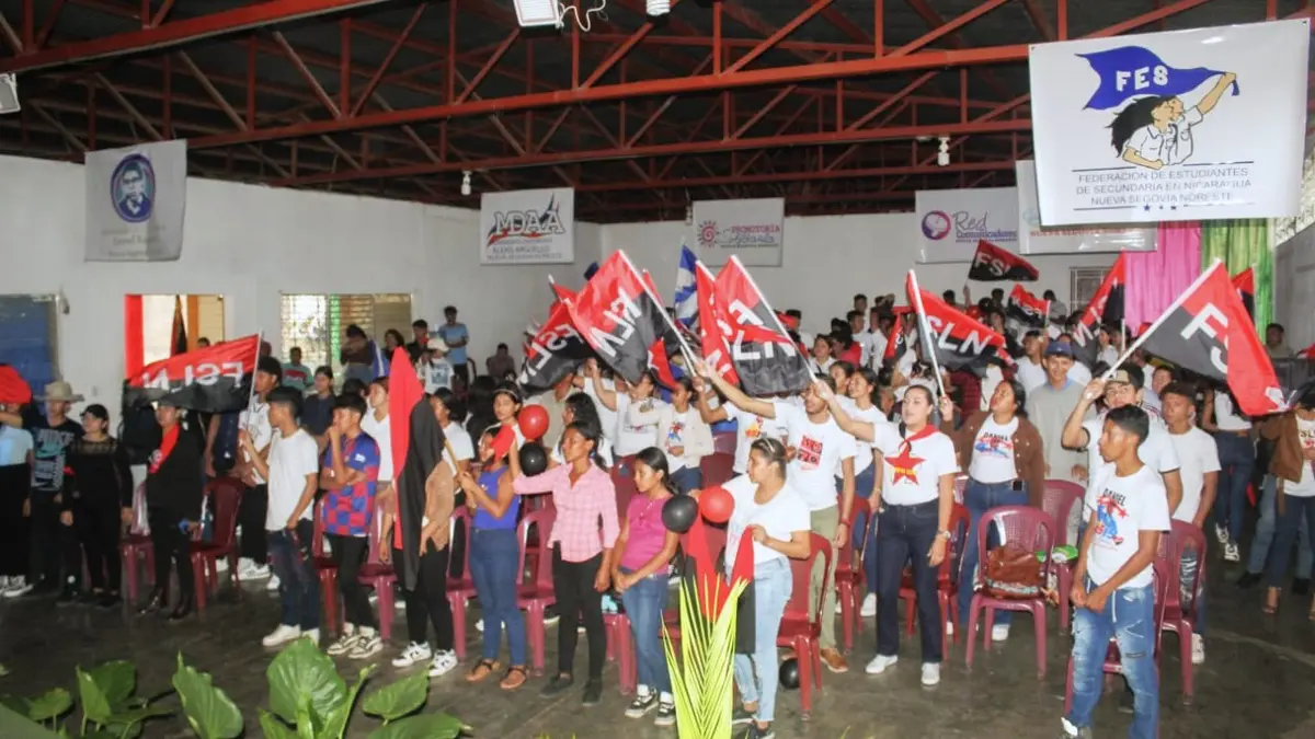 Juventud Sandinista en Jalapa celebra el 45/19 comprometidos con la paz