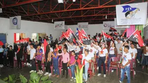 Juventud Sandinista en Jalapa celebra el 45/19 comprometidos con la paz