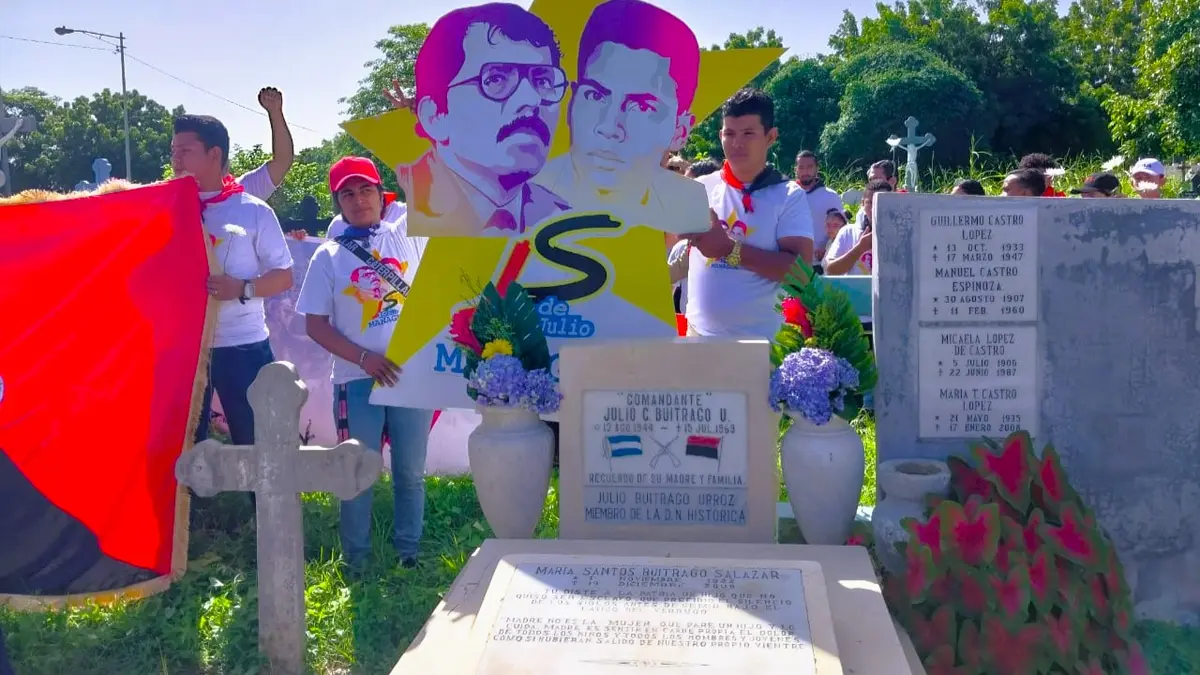 Juventud Sandinista conmemora al Cmdt. Julio Buitrago
