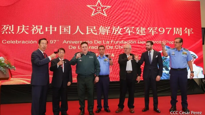 Celebración en Managua 97 Años del Ejército Popular de China