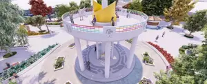 En San Marcos inician la primera etapa de la remodelación del parque central