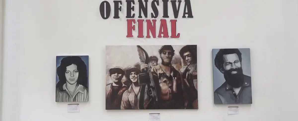 Estudiantes y docentes de pintura participaron en la exposición "La Ofensiva Final"