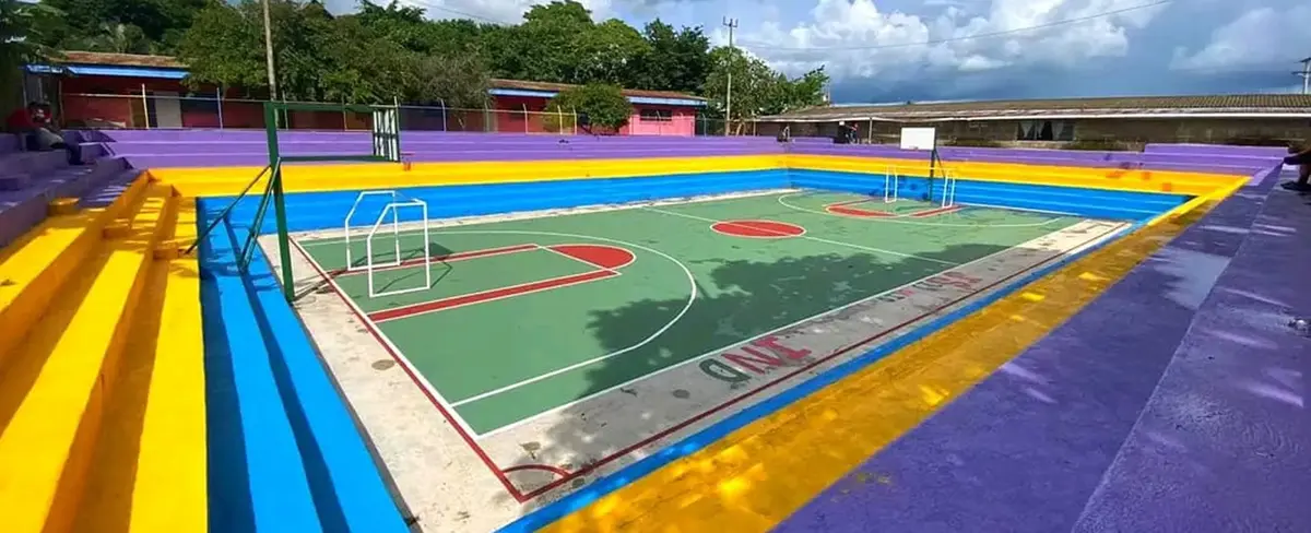 Jinotepe tiene mejoras en la cancha “El Panamonte”