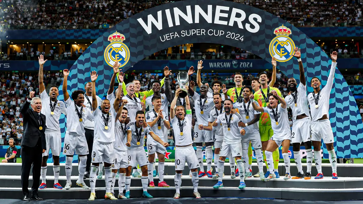 Real Madrid se convierte en campeón de la Supercopa de Europa
