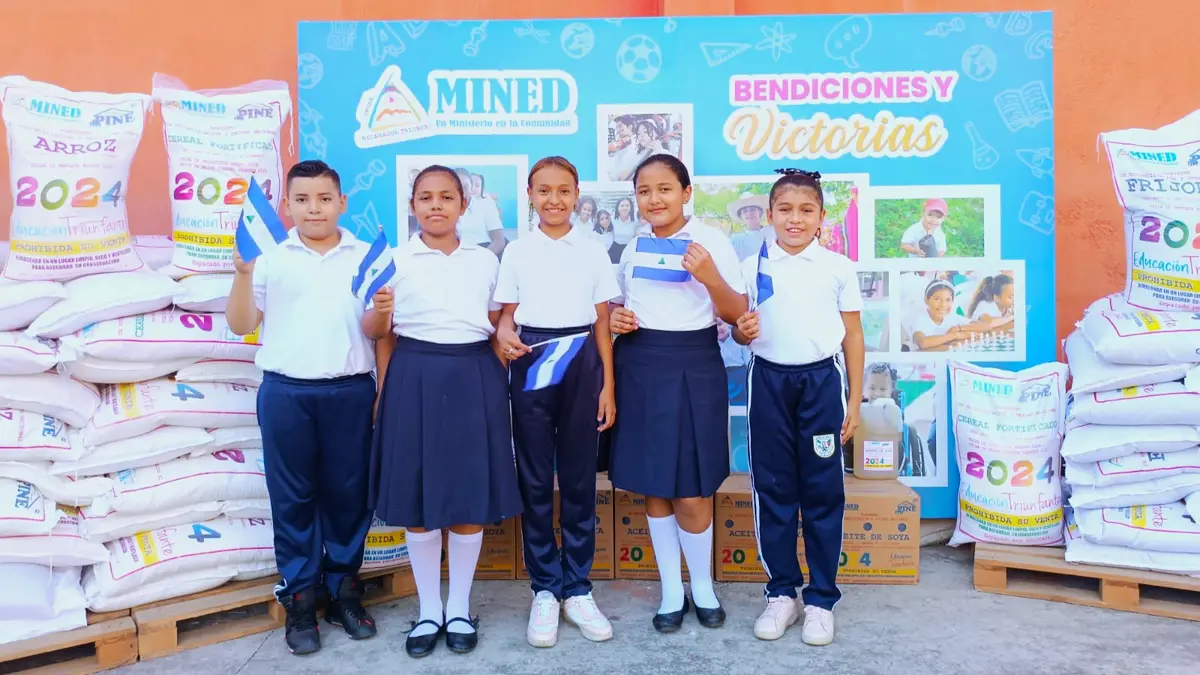 Inicia la última entrega de merienda escolar 2024 en Nicaragua