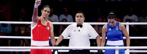 Boxeadora argelina es acusada de ser hombre