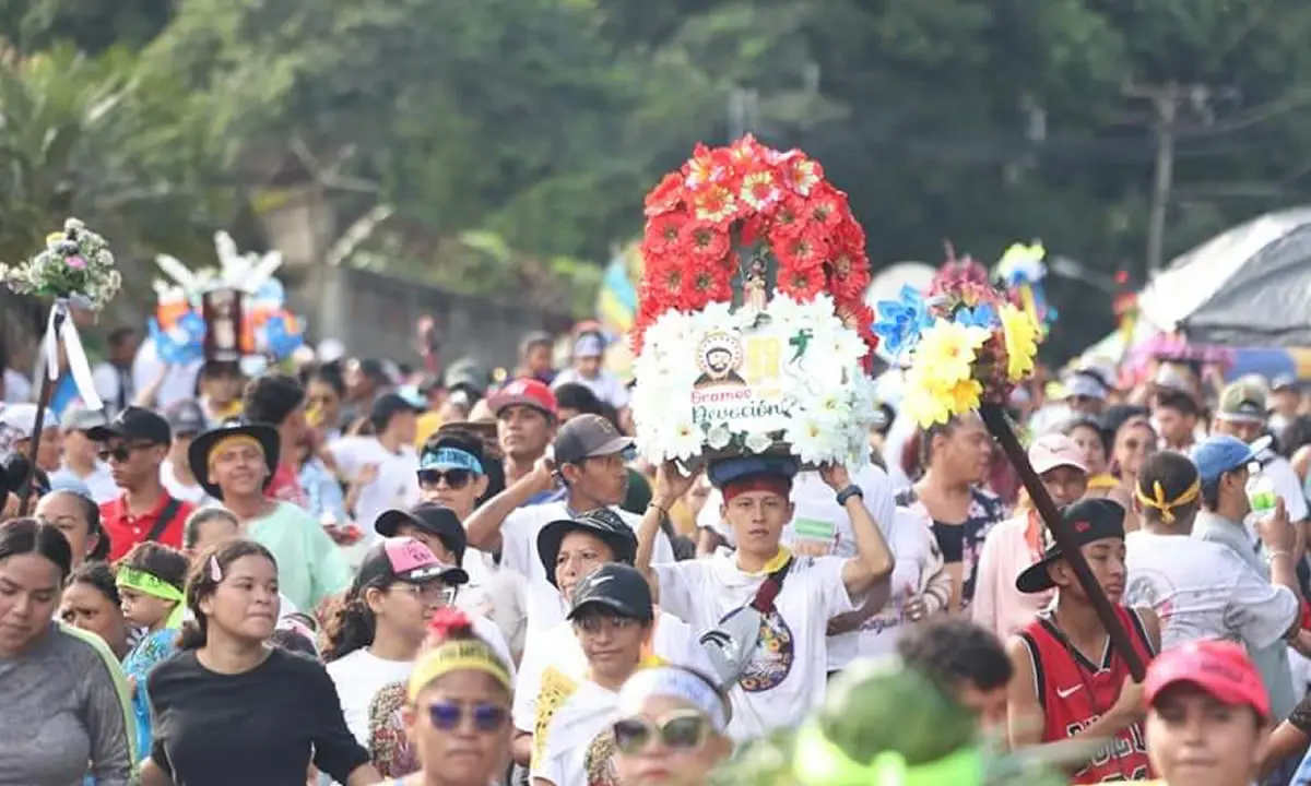 Familias de Managua se desbordan en algarabía en las celebraciones de Santo Domingo