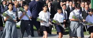 Rinden homenaje en Japón a víctimas de bombardeo atómico de Nagasaki