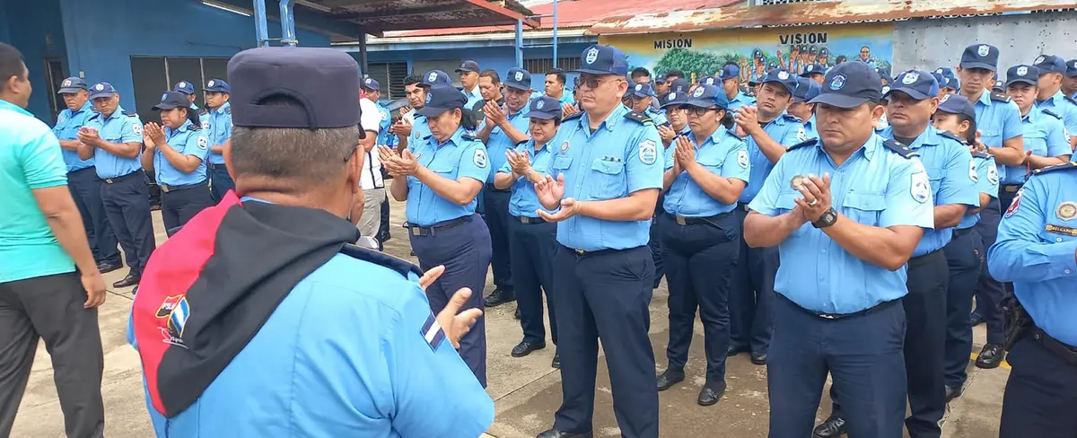 Policia Nacional rinde homenaje al legado de Tomas Borge y Fidel Castro