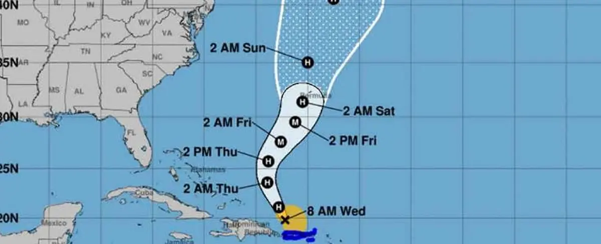 Tormenta tropical Ernesto podría convertirse en huracán