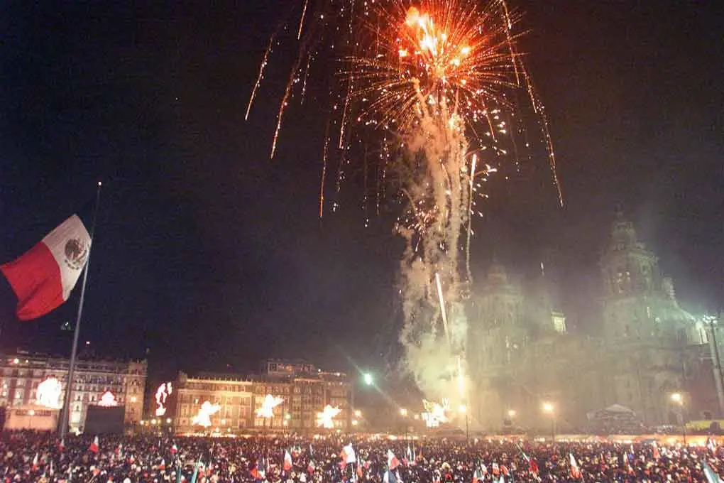 México celebra el 214 aniversario del grito de su Independencia