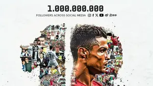 Cristiano Ronaldo llega al billón de seguidores