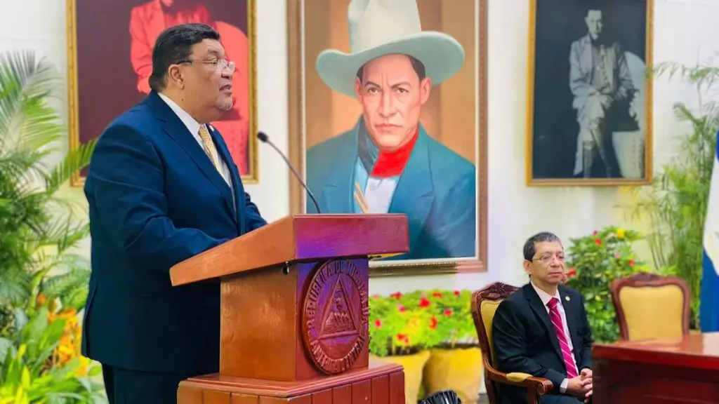 Discurso del canciller Valdrack Jaentschke ante el Cuerpo Diplomático de nuestro País