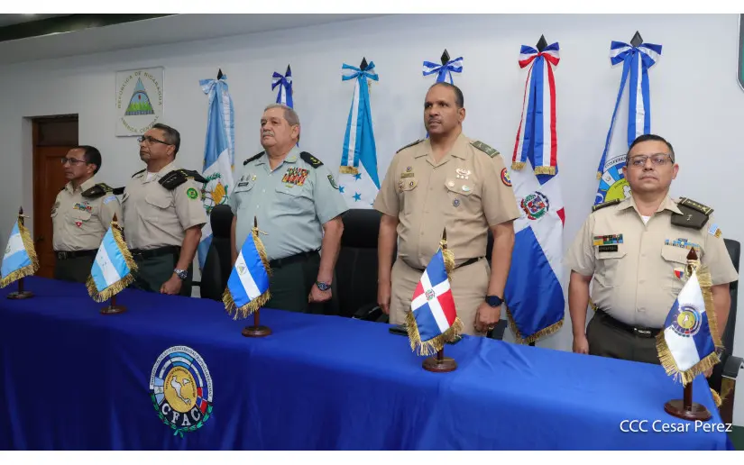Ejército de Nicaragua concluye exitosa LXIII Reunión de la CFAC