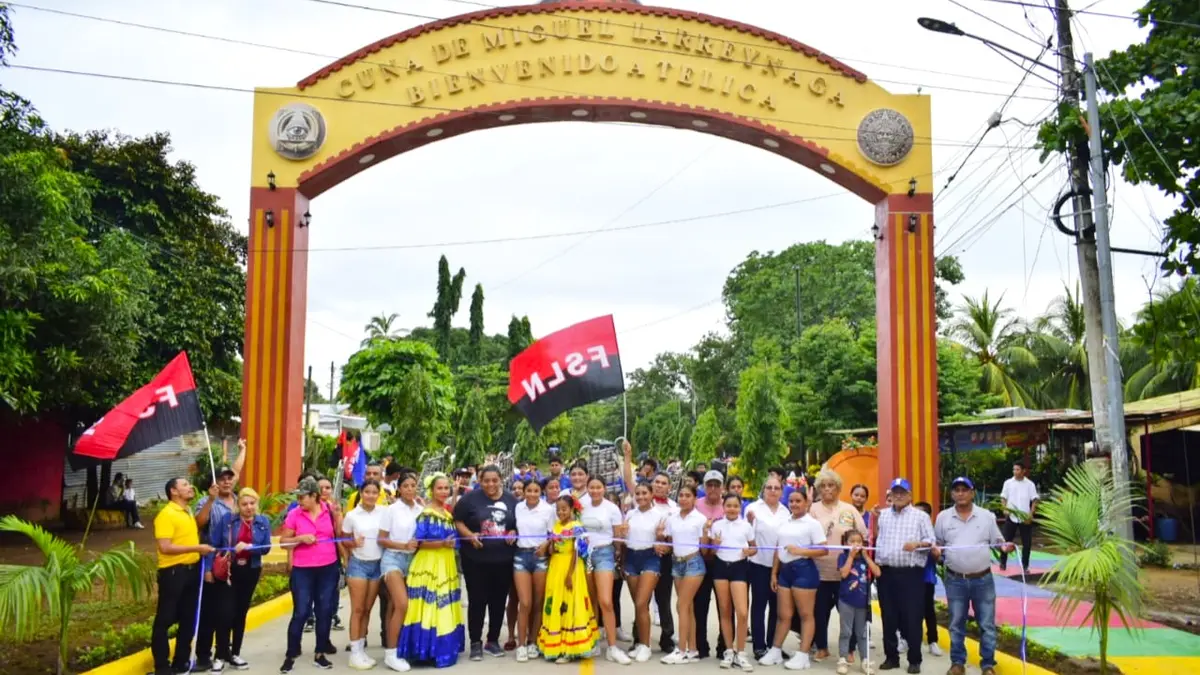Telica inaugura el Paseo Precolombino en homenaje a las raíces indígenas