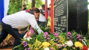 Militantes rinden homenaje a héroes del asalto al Cuartel de Masaya