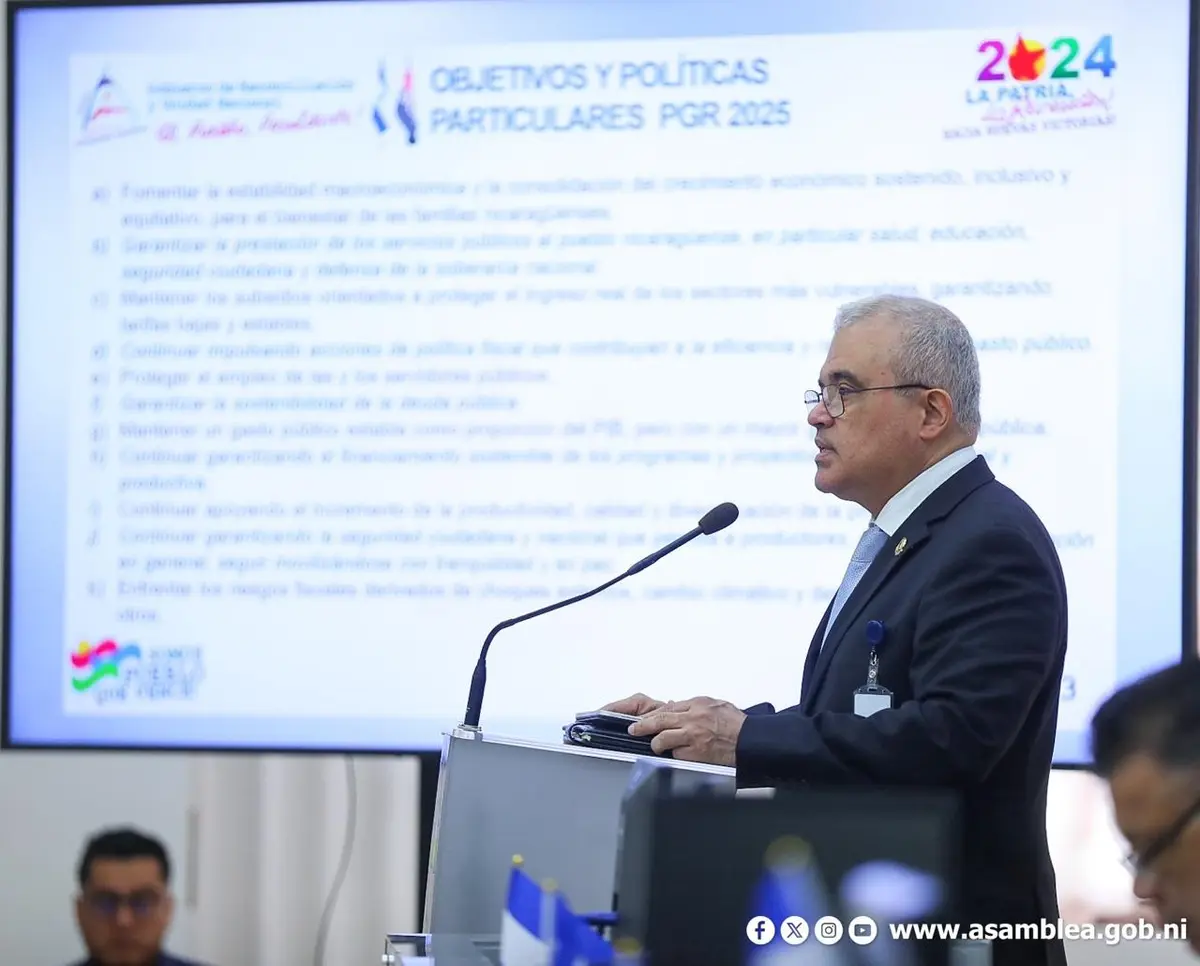 Asamblea Nacional detalla propuesta de Presupuesto General de la República 2025