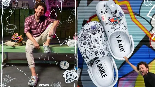 Luisito Comunica lanza edición limitada de chinelas Crocs